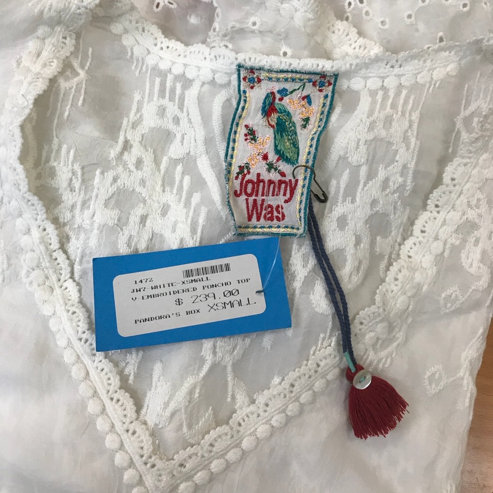 Johnny was Embroidered top